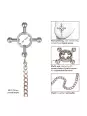 Pinces à tétons 4 points & chaine - Calexotics Pinces à tétons 4 points & chaine - Calexotics
