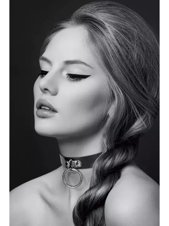 Collier Fetish avec anneau - Bijoux Pour Toi