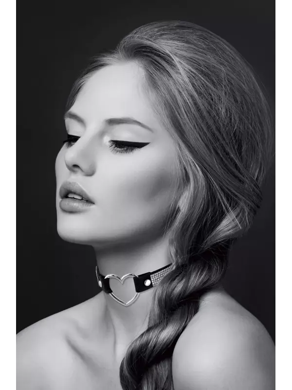 Collier strass et coeur - Bijoux Pour Toi