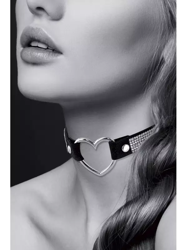 Collier strass et coeur - Bijoux Pour Toi