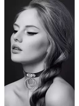 Collier Fetish avec double  anneau - Bijoux pour Toi