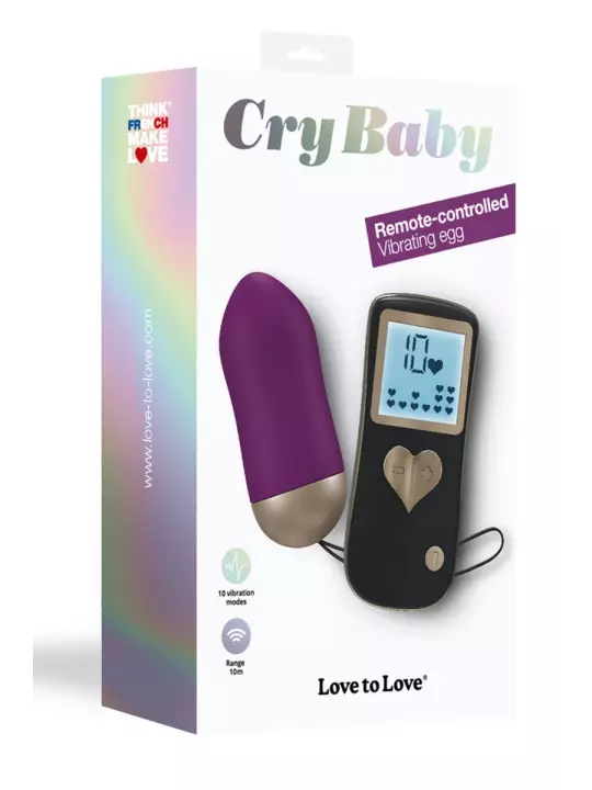 Oeuf vibrant Cry Baby Purple Rain