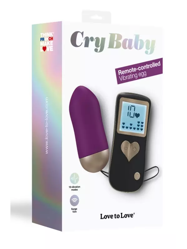 Oeuf vibrant Cry Baby Purple Rain