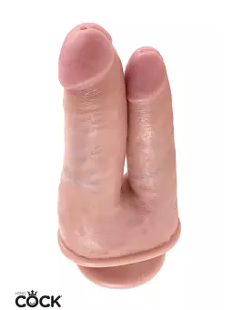 Gode double pénétration 15cm - King Cock