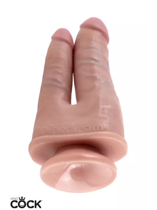Gode double pénétration 15cm - King Cock
