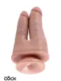 Gode double pénétration 15cm - King Cock