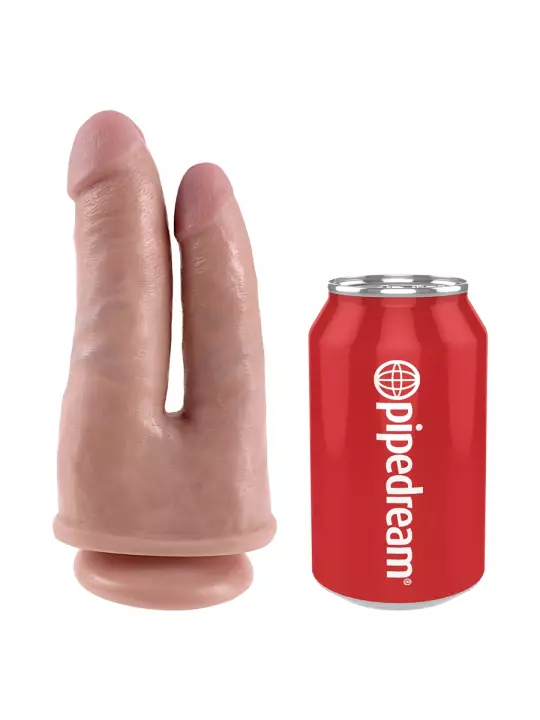 Gode double pénétration 15cm - King Cock