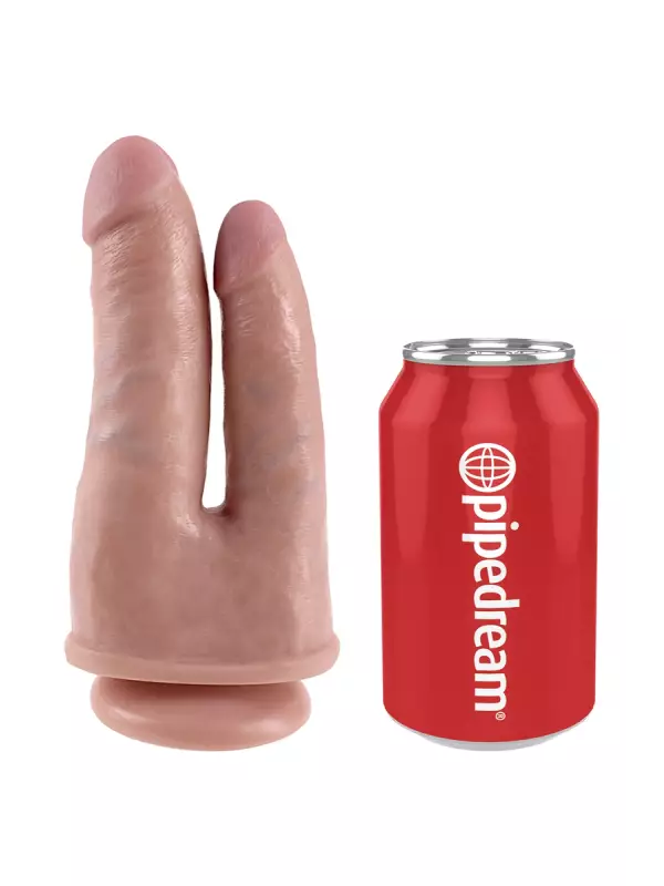 Gode double pénétration 15cm - King Cock
