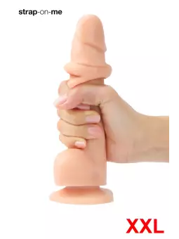 Gode double densité sliding skin XXL - Strap On Me