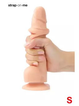 Gode double densité sliding skin S - Strap On Me