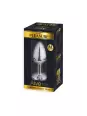 Plug métal bijou noir M - Alive