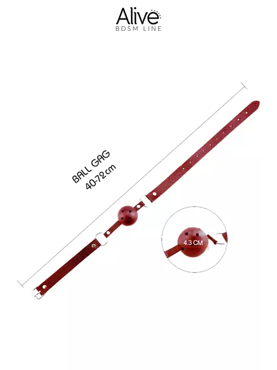 Baillon Discretion rouge - Alive