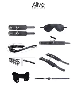 Kit BDSM Secret Desires noir - Alive