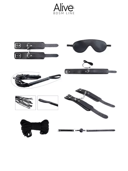 Kit BDSM Secret Desires noir - Alive