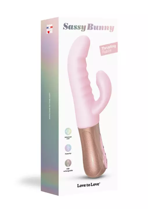 Vibro Rabbit Sassy Bunny rose - Love to Love Vibro Rabbit Sassy Bunny rose - Love to Love