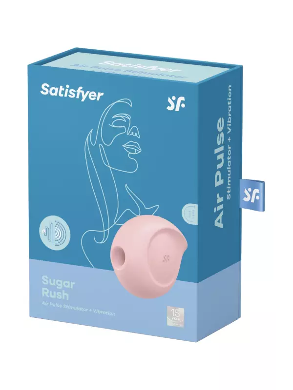 Double stimulateur Sugar Rush rose - Satisfyer