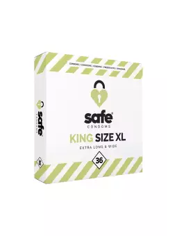 36 préservatifs Safe King Size XL