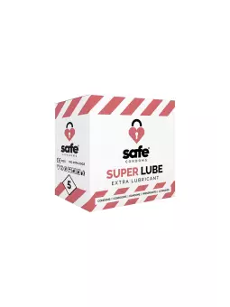 5 préservatifs Safe Super Lube