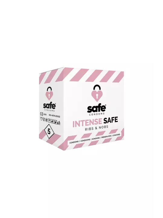 5 préservatifs Safe Intense