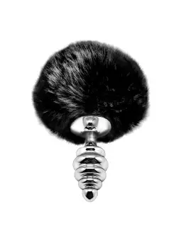 Plug métal Fluffy Twist S noir - Alive
