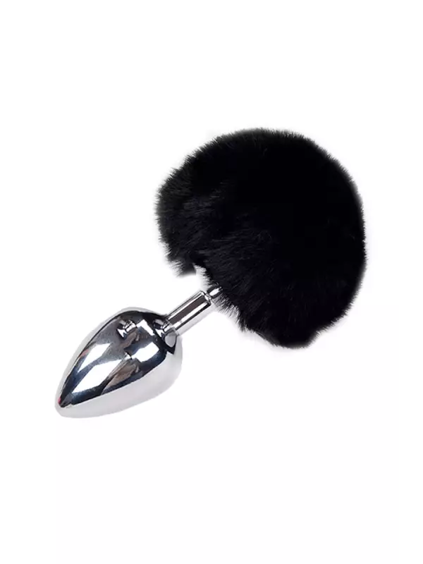 Plug métal Fluffy L noir - Alive