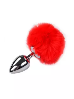 Plug métal Fluffy L rouge - Alive