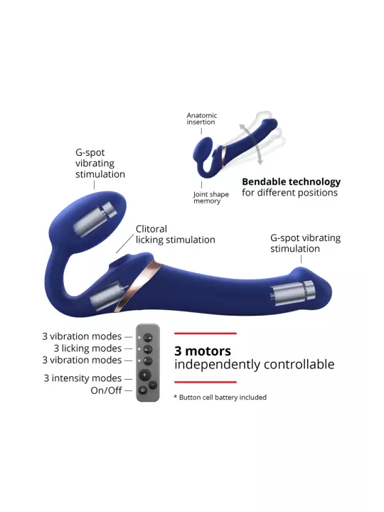 Strap-on-me Multi Orgasm bleu nuit L Strap-on-me Multi Orgasm bleu nuit L