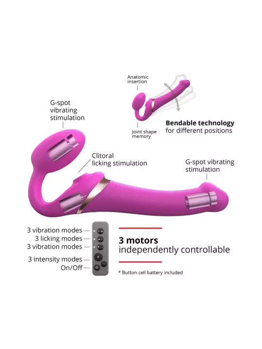 Strap-on-me Multi Orgasm Fuchsia L Strap-on-me Multi Orgasm Fuchsia L