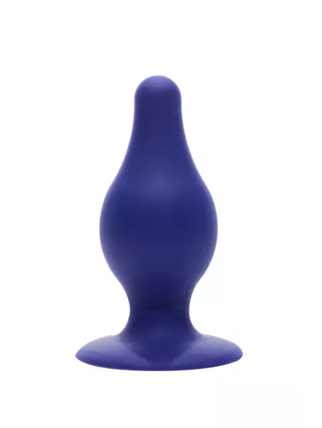 Plug anal double densité bleu 9,3 cm - SilexD