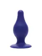 Plug anal double densité bleu 9,3 cm - SilexD