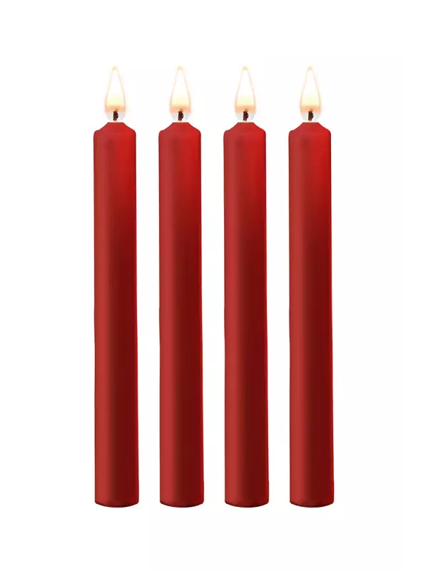 4 bougies SM rouges Large - Ouch!