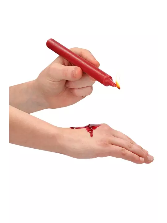 4 bougies SM rouges Large - Ouch!