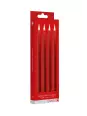 4 bougies SM rouges Large - Ouch!