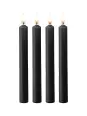 4 bougies SM noires Large - Ouch!
