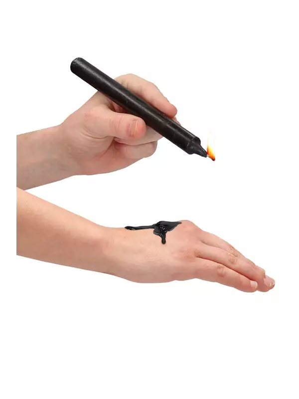 4 bougies SM noires Large - Ouch!