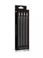 4 bougies SM noires Large - Ouch!