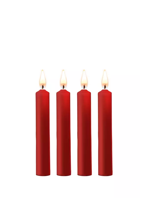 4 bougies SM rouges - Ouch!