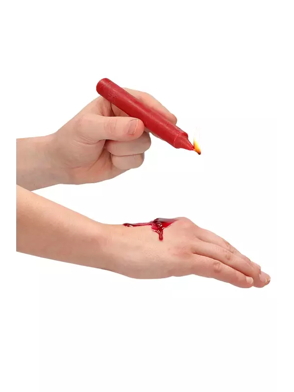 4 bougies SM rouges - Ouch!