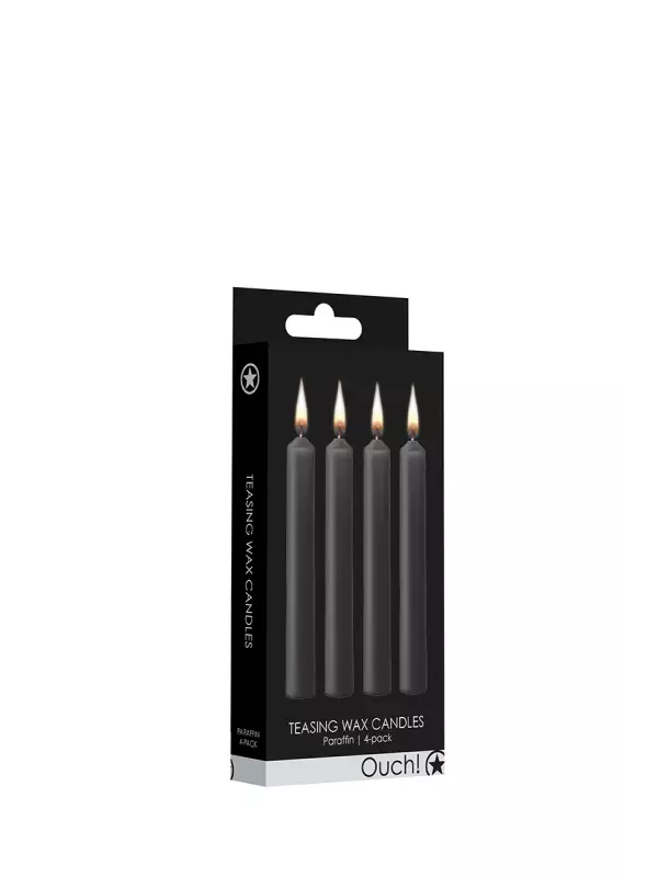 4 bougies SM noires - Ouch!