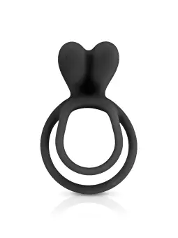 Double Cockring noir Glamy