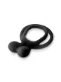 Double Cockring noir Glamy