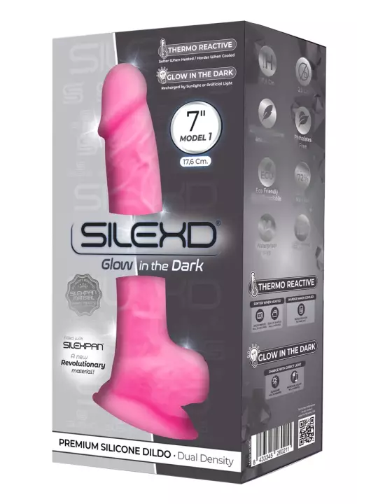 Gode phosphorescent double densité 17,6cm - SilexD