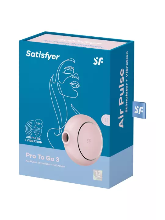 Stimulateur Satisfyer Pro To Go 3 rose