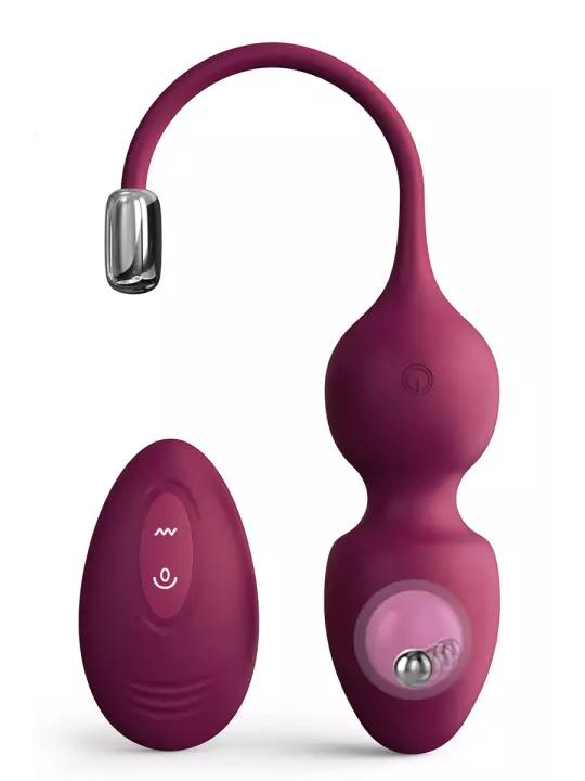 Love balls télécommandées bordeaux - Dorcel
