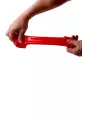 Gaine de pénis semi-réaliste rouge 19x4,5 cm - Zizi