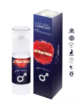 Lubrifiant naturel aux phéromones pour homme - Attraction