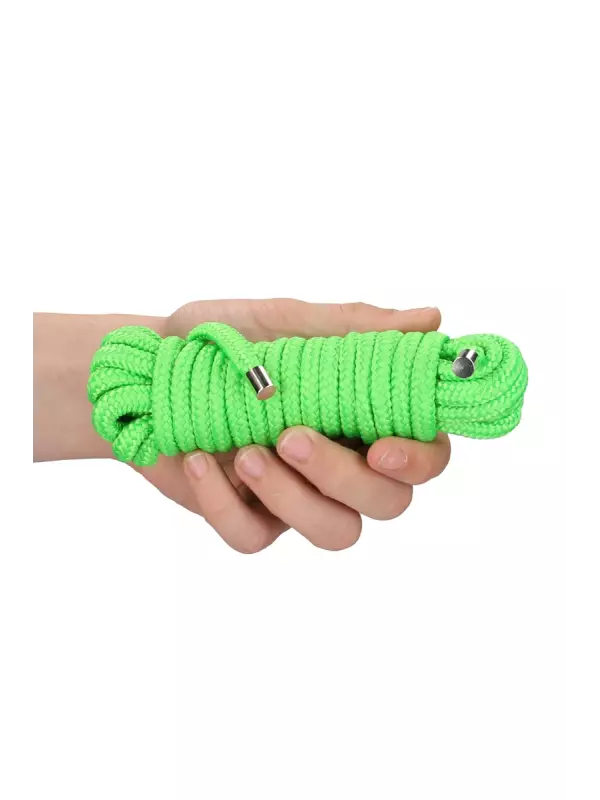 Corde de bondage phosphorescente 5m - Ouch