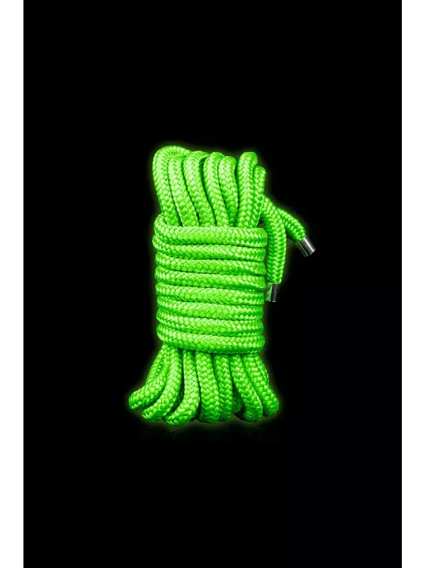 Corde de bondage phosphorescente 5m - Ouch