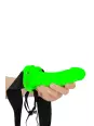 Gode-ceinture creux phosphorescent  18cm - Ouch