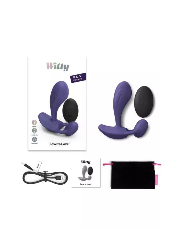 Double stimulateur télécommandé Witty - Love To Love
